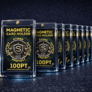 100PT Magnetic Card Holder - 10 Pack - Premium Trading Card Display Case