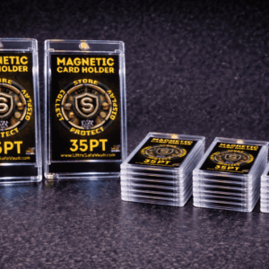 35PT Magnetic Card Holder - 20 Pack (Premium Trading Card Case)