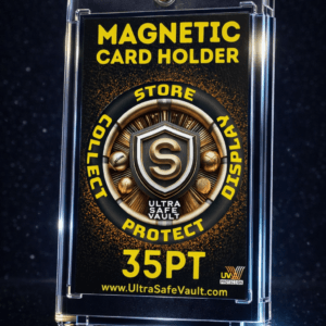 35PT Magnetic Card Holder - Premium Trading Card Display Case (One Touch Style)