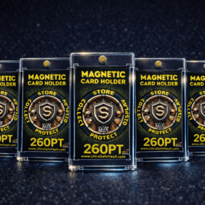 260PT Magnetic Card Holder - 5 Pack - Premium Trading Card Display Case