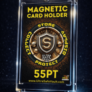 55PT Magnetic Card Holder - Premium Trading Card Display Case (One Touch Style)